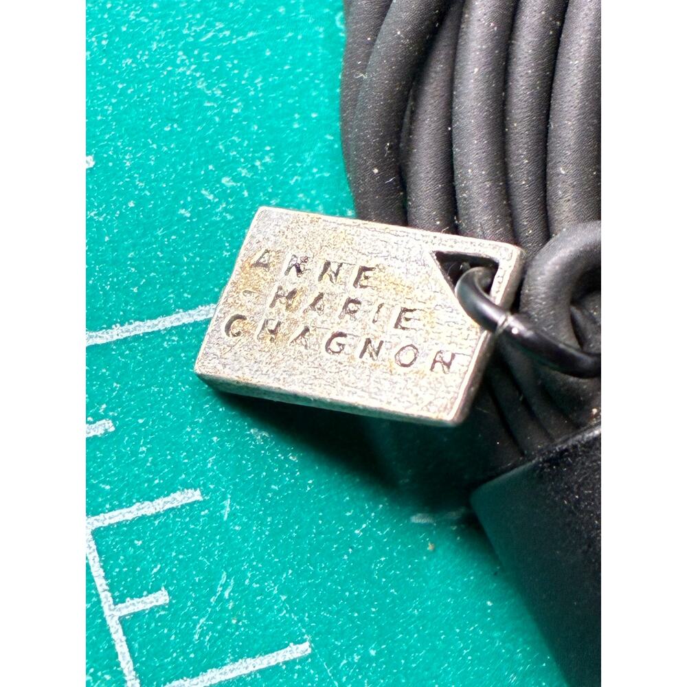 Anne-Marie Chagnon Modernist Multi Strand Statement Necklace Mixed Metal - Picture 2 of 6